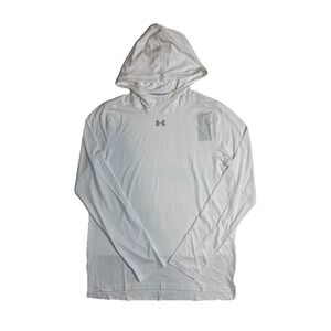 Under Armour Womens Team‎ Knockout Long Sleeve Hooded Shirt Loose Size Small